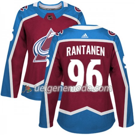 Dame Eishockey Colorado Avalanche Trikot Mikko Rantanen 96 Adidas 2017-2018 Burgundy Rot Authentic